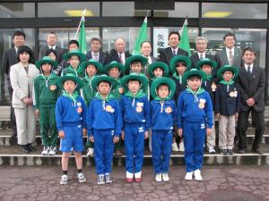 5月2日 緑の少年団団旗授与式