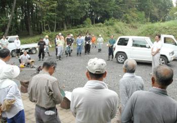 2区自治会による清掃作業