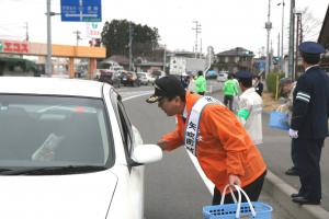 4月7日 春の全国交通安全運動街頭啓発活動