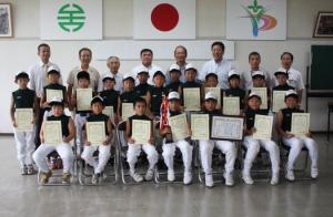 8月20日 全国小学生ティーボール選手権大会交流大会・矢吹町スポーツ少年団優勝報告01