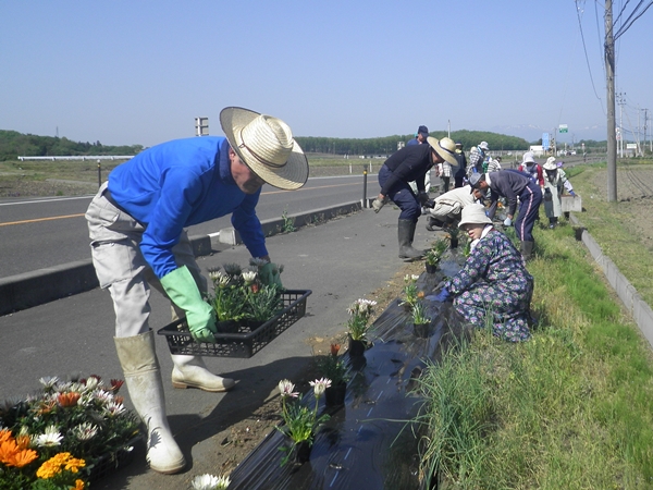 06花いっぱい運動（須乗新田地区）