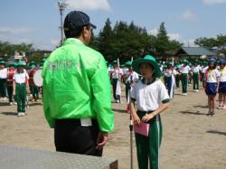 12善郷小学校・矢吹小学校合同 交通安全鼓笛パレード01