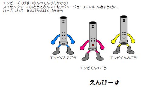 エンビーズ（下水道管の点検係り）