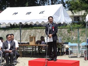 7月12日 神田区櫓新築除幕式02