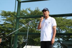 中畑清旗争奪ソフトボール大会開会式