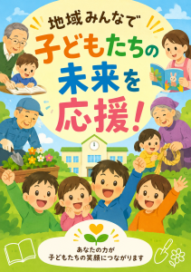 R8.9地域学校協働活動ポスター